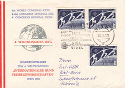 1949-59, Album mit 100 Belegen Österreich, davon 62 ET, total 62 ...