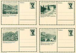 Ca. 980 Bildpostkarten ungelaufen. Trachten S1.- grün (27 Stk.), S1 ...