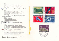 5655510: スイス・PTTコレクターシート - Vignettes