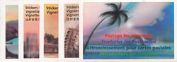 1996-99, Swiss Post International Touristenmarken, 5 Markenheftchen. ...