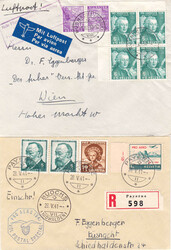 Lot von 18 Briefen zwischen 1937-1941