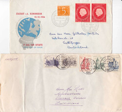 1952/81, grosses Lot von 61 Belegen