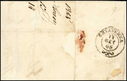 10 Rp.-Frankatur, sauberer Stabstempel NUFENEN, auf dem Brief ...