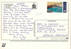 1999, Mailand, echt gelaufen nach GrossbritannienAutomatically ...