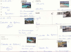 2013, Swiss Post International, 10 Karten (komplette Serie) aus ...