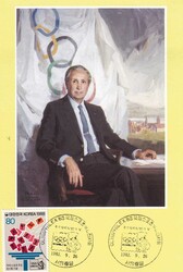 J.A. SAMARANCH, Präsident des IOK, 9 Belege versch. Länder