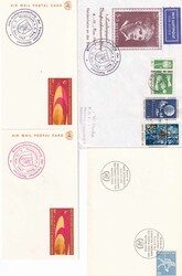 1967, Mobile Ausstellung der UNPA, Brief ab Hützweiler und drei ...