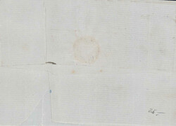 1862, RHEINFELDEN, Fingerhut auf 10Rp. blau, unten berührt, sonst ...