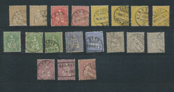 1867-78, SITZ. HELVETIA, Doublettensammlung, über 100 Stück auf ...