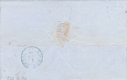 Type 25, B/RO, schwarze Raute, farbfrisch, breitrandig, auf Faltbrief ...