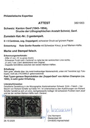 Doppelgenfvon ca. 1890, Adrien Champion Fälschung, in sehr guter ...