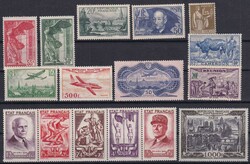 Frankreich Sammlung Anfangs gestempelt, dann früh auf postfrisch ...