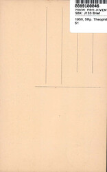 1950, 5Rp. Theophil Sprecher von Bernegg, auf Porträt MK gestempelt ...