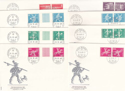 1968/76, Leuchtstoff-Bauten Kehrdrucke und Zwischenstege auf illustr. ...