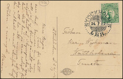 1912, S-Karte "Marathon", sauberer Stempel STOCKHOLM 24.7.12, ...