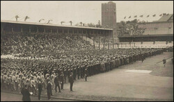 1912, S-Karte "Eröffnungsfeier" sauberer Stempel STOCKHOLM 24.7.12, ...