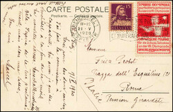 1920, seltene Vignette, TIMBRE OLYMPIQUE für die Schweiz. Teilnahme ...