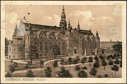 1912, AK vom Nordiska Meseet, mit der schönen Vignette OLYMPISKA ...