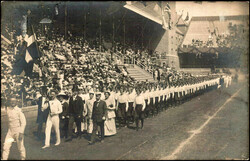 1912,S-Karte Nr. 70, Auftritt der dänischen Frauen-Gymnastik ...