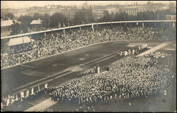1912, S-Karte Nr. 190, schwedischer Gesangsverein im Stadion, ...