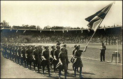 1912, offizielle Karten, Nr. 66 und 73, 2 ungebrauchte Karten, mit ...