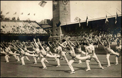 1912, offizielle Karte, Nr. 91, die schwedischen Gewinner in ...