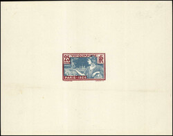 1924, Jeu Olympique de Paris, 25 c., ungezähnt, farbfrisch, ...