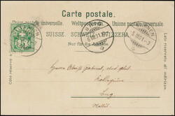 LUNGERN, farbige Litho-AK, Abbildung der Lungern-Zahnrad-Bahn, auf ...