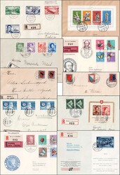 Saubere Teilsammlung, Flugpost, Pro Juventute, Pro Patria und ...