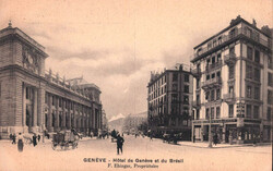 ca. 1910, "Genève - Hôtel de Genève et du Brésil", s/w ...