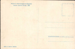 1930, "Erste Landung des Zeppelins in Genf-Cointrin 14. Sept. 1930", ...