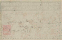 Privater Klebeadresszettel von H. & J. HOCHSTRASSER, WÄDENSWIL, ...