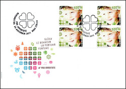 2011, Pro Juventute, Serie mit Zwischensteg, als Doppelstück ...