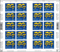 5655155: Schweiz Zwischenstege - Zusammendrucke