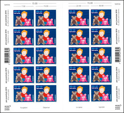 2010, Pro Juventute, vollständige, postfrische ...