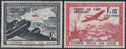 1942, Legion des volontaires francais, beide Werte postfrisch. Bef. ...