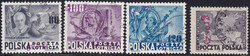 1950, Polen, Währungsreform, einige Sätze mit Aufdruck "GROSZY", ...