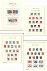 Schöne Sammlung Flugpost, Pro Juventute und Pro Patria, vorwiegend ...