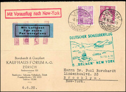 448085: Aviation, Airmail, Catapult Mail, North Atlantic Route
