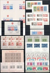 Interessante Partie von besseren Serien und Blocks, meist Schweizund ...