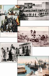 MAROKKO, 98 alte, ungebrauchte Ansichtskarten, Szenen, Menschen, ...