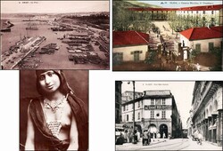 ALGERIEN, 53 alte, ungebrauchte Ansichtskarten, Szenen, Menschen, ...