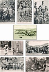 Britisch Nordborneo: über 26 Ansichtskarten, interessante Themen und ...