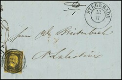 "1437" nebst vorphil. K2 "Sterkrade" auf Prachtbrief 3 Sgr., mit ...