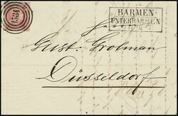 "1534" nebst Ra2 "Unterbarmen", bzw. Ra3 "Barmen-Unterbarmen", auf ...