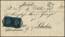 "1716" nebst L2 "Znin" klar auf frischem Post-Ins.-Doc. mit Paar 2 ...