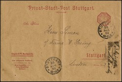 140: Deutsches Reich Stadtpost