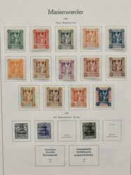Deutsche Abstimmungsgebiete, Sammlung mit u.a. Allenstein Nr. 1/28, ...