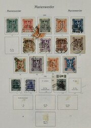 Deutsche Abstimmungsgebiete, gest. Slg. mit Allenstein Nr. 1/28 kpl. ...