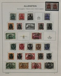 7013: Sammlungen und Posten Deutsche Abstimmungsgebiete - Sammlungen